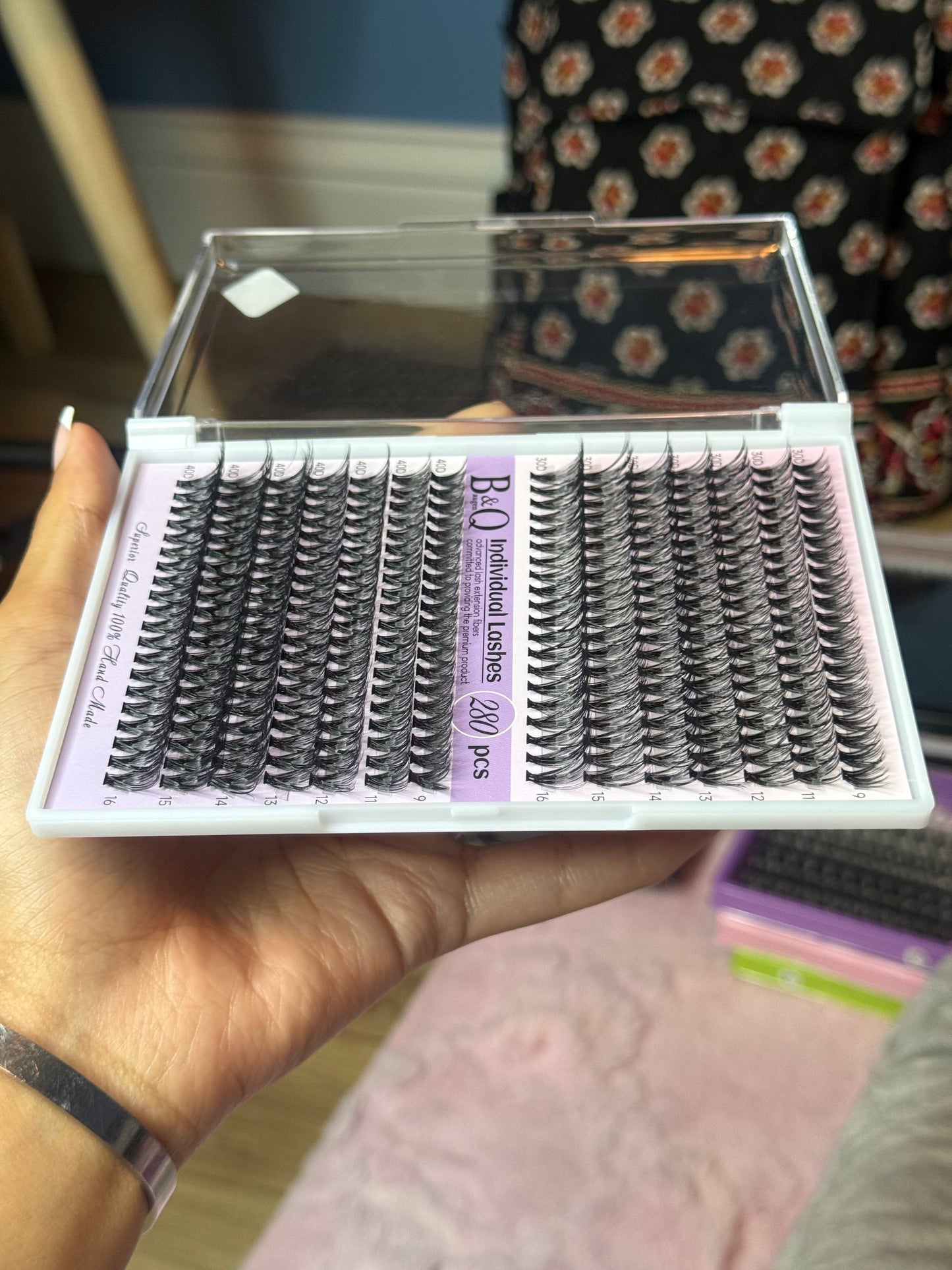B&Q Natural Wispy Lash Clusters