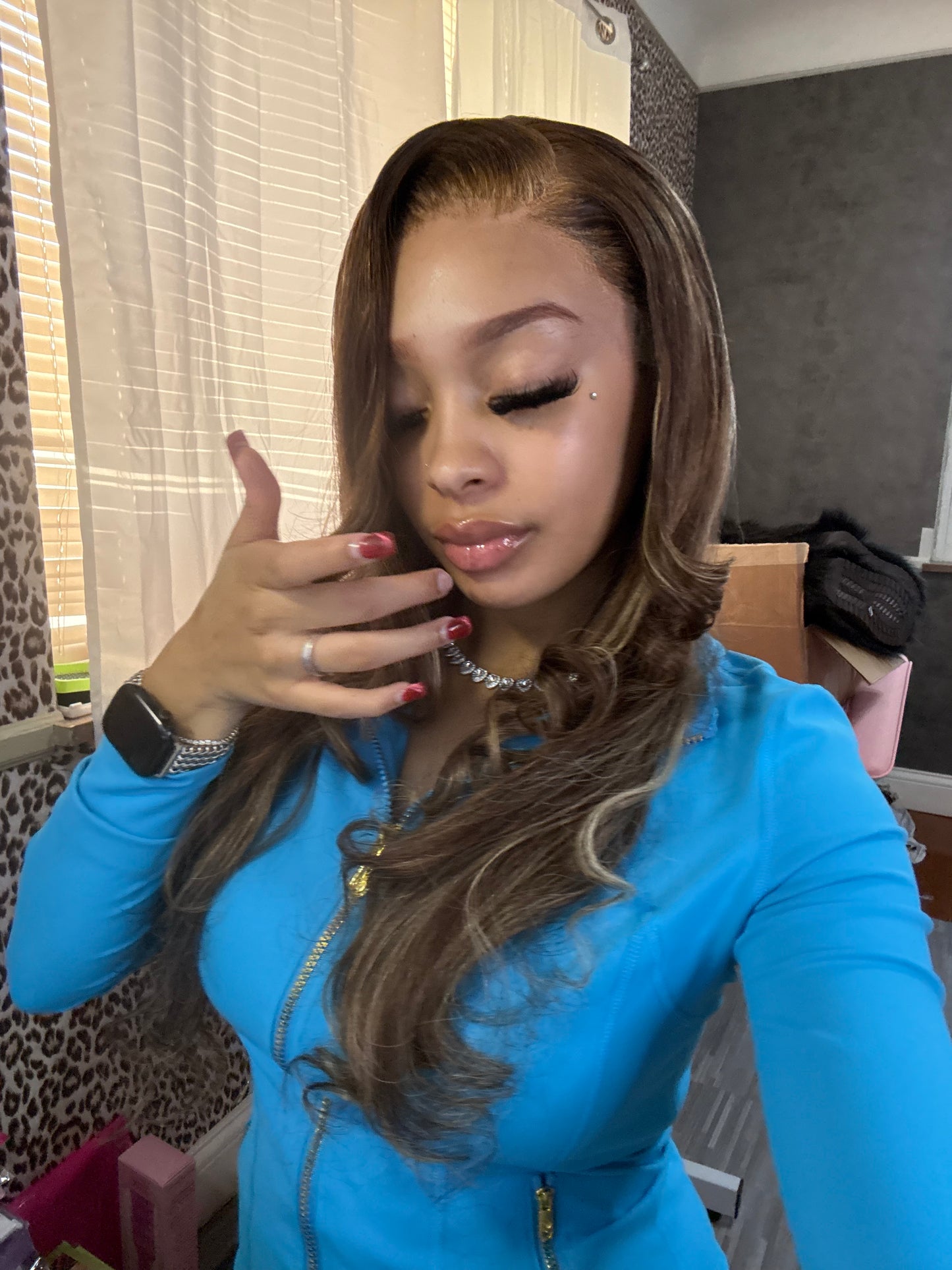 Caramel Brown 13x6 Human Hair 26 inch wig