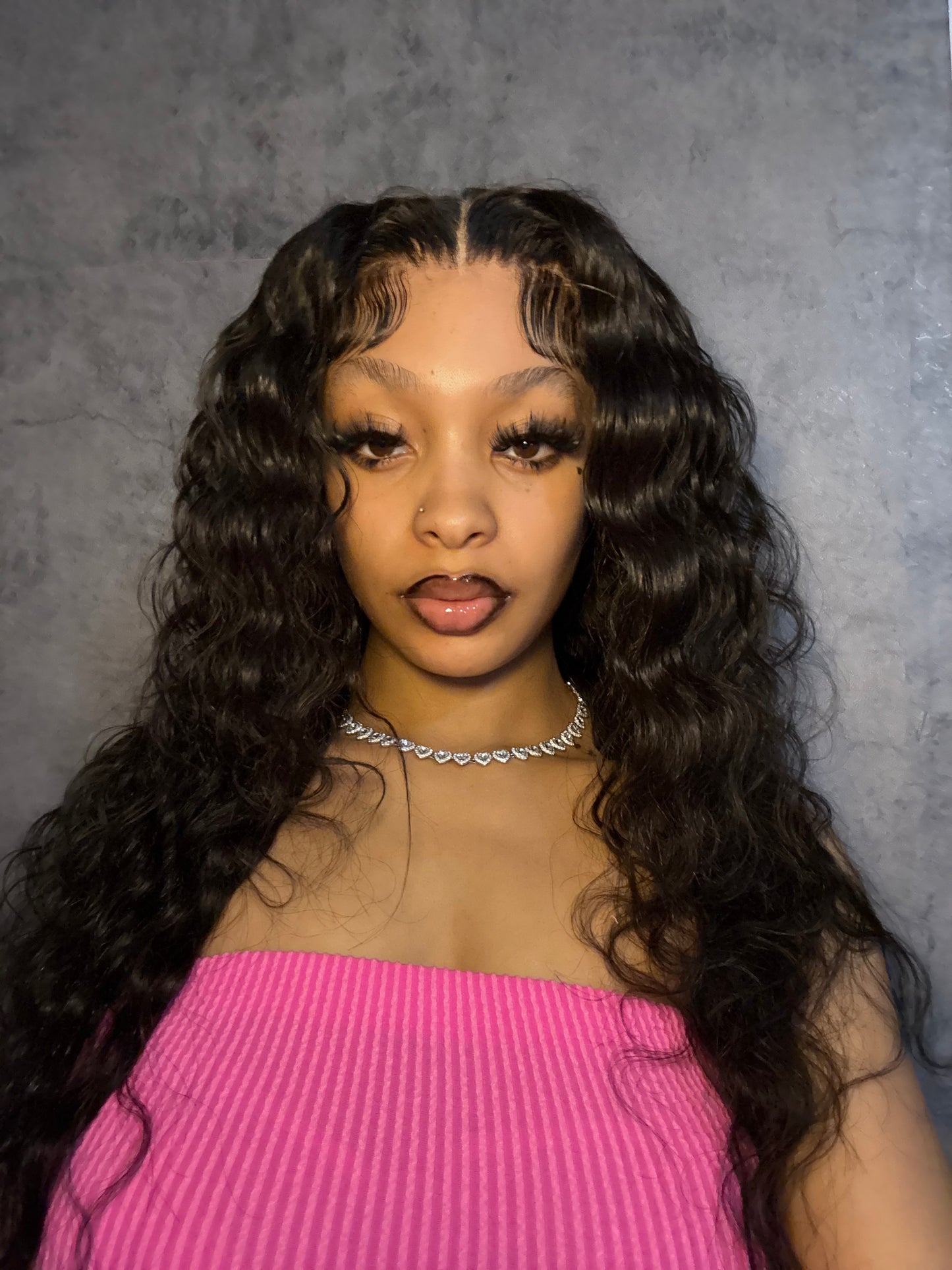 Black 13x6 Human Hair 28 inch lace front