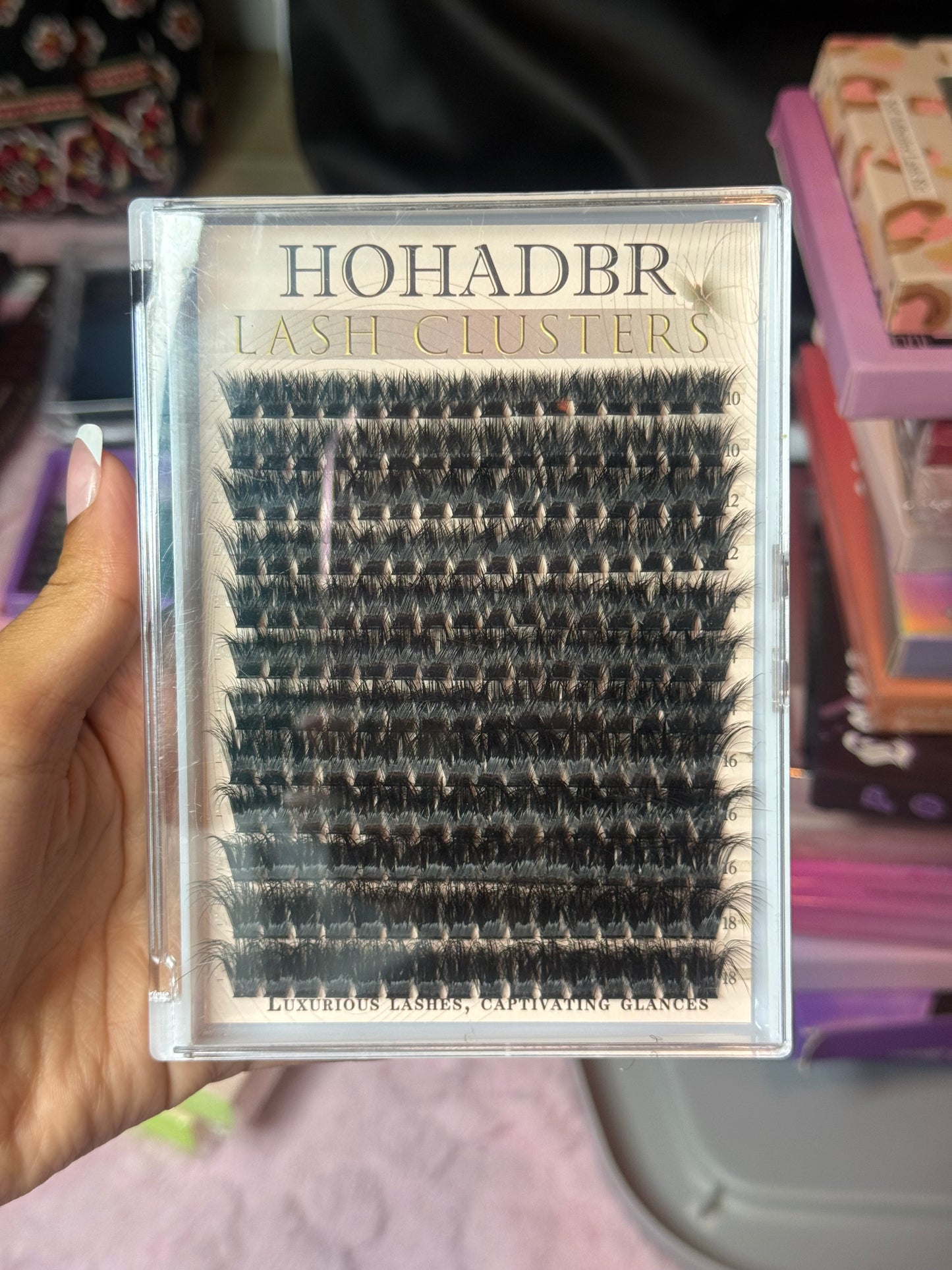 HOHADBR Fluffy Lash Cluster