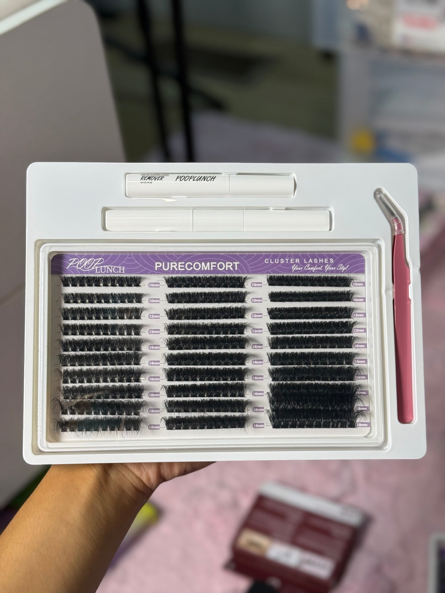POOPLUNCH 3 different Styled Lash Clusters
