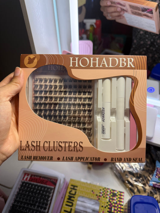 Natural Fluffy 8-16MM Lash Clusters / HOHADBR Brand