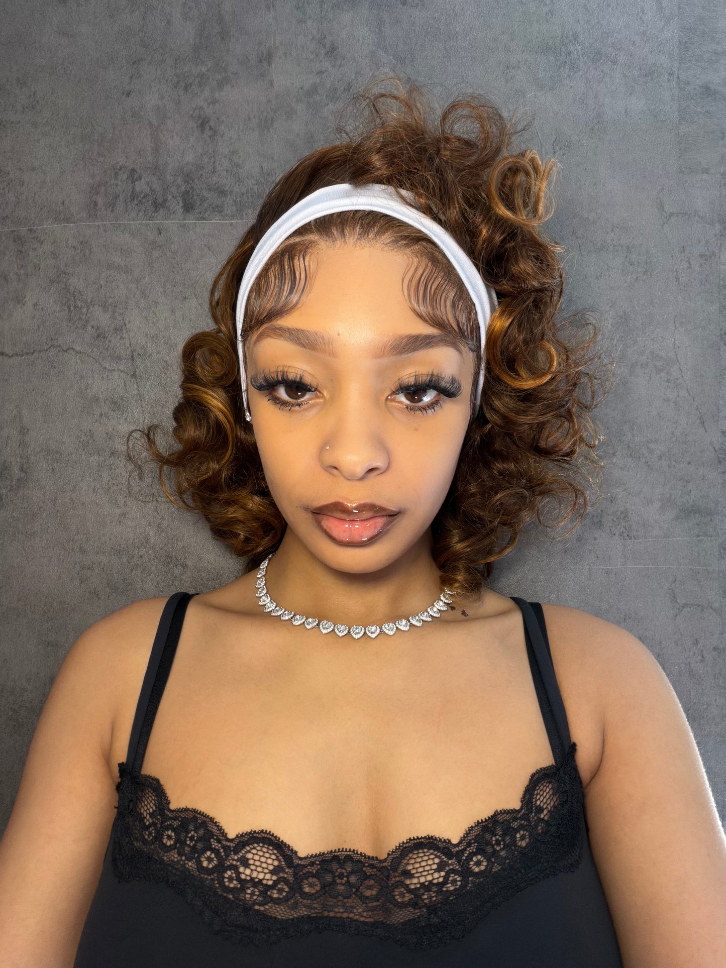 Human Hair 18 Inch 13x6 Color 4/20 loose wave Wig