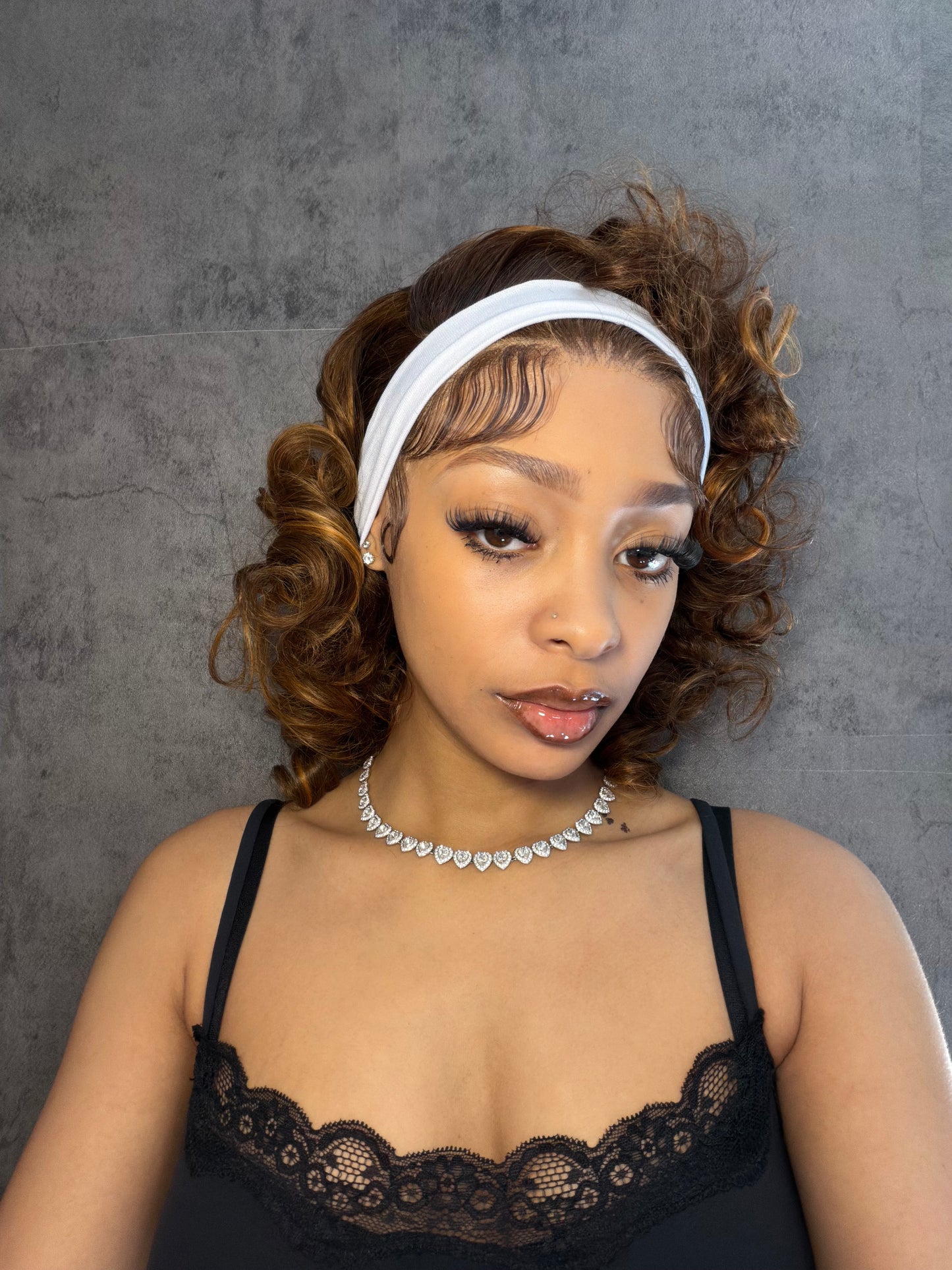 Human Hair 18 Inch 13x6 Color 4/20 loose wave Wig