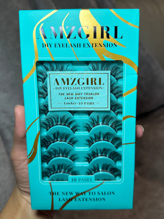 10 Pairs Of Pre Mapped Lash Clusters / AMZGIRL Brand