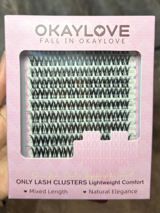 Natural elegance 8-18MM Lash Clusters / OkayLove Brand