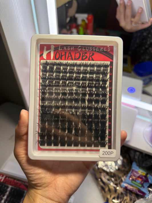 Fluffy Thick 10-18MM Lash Clusters / HOGADBR Brand