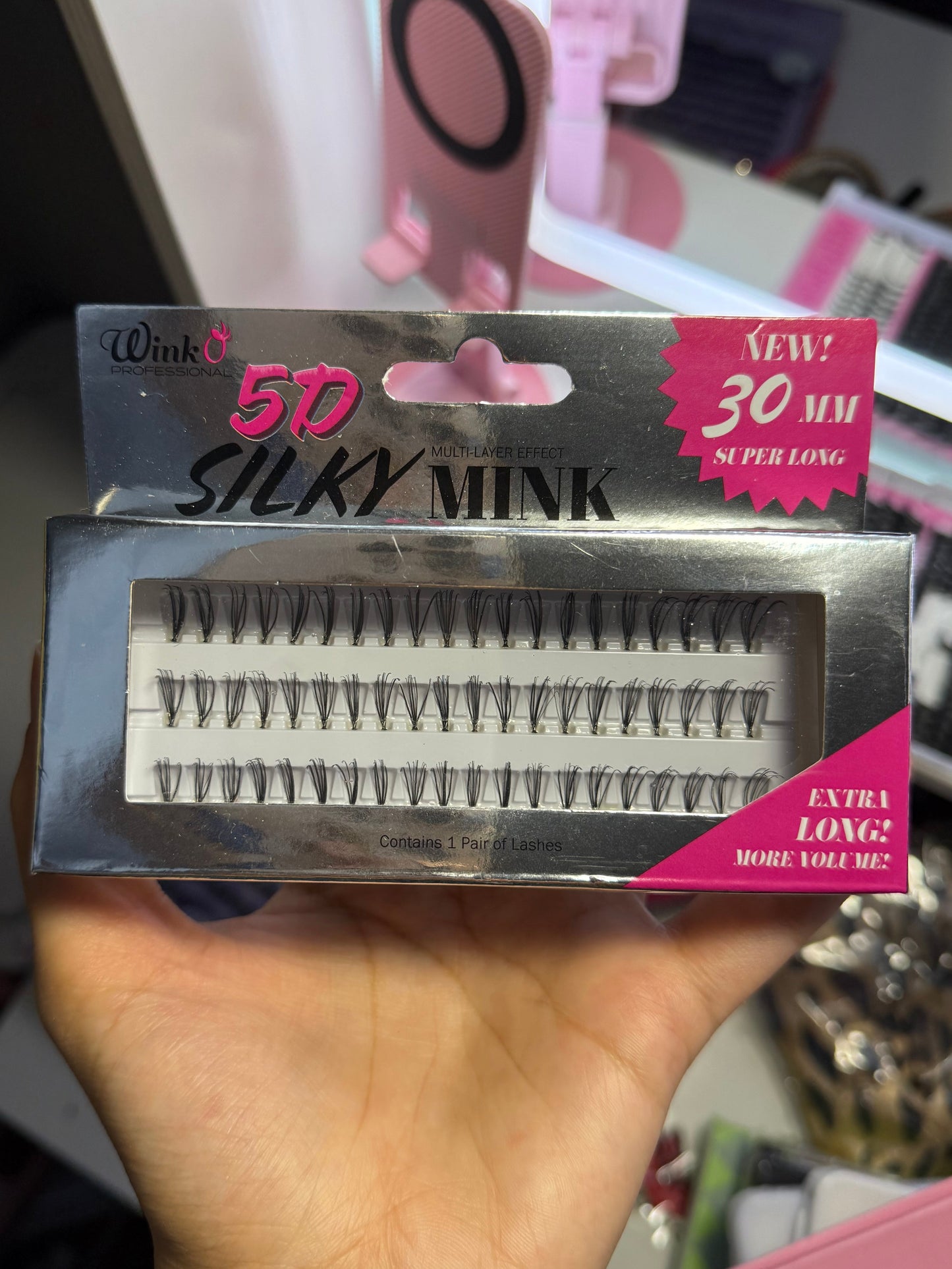Extra Long volume 30MM Lash Clusters / Wink Brand