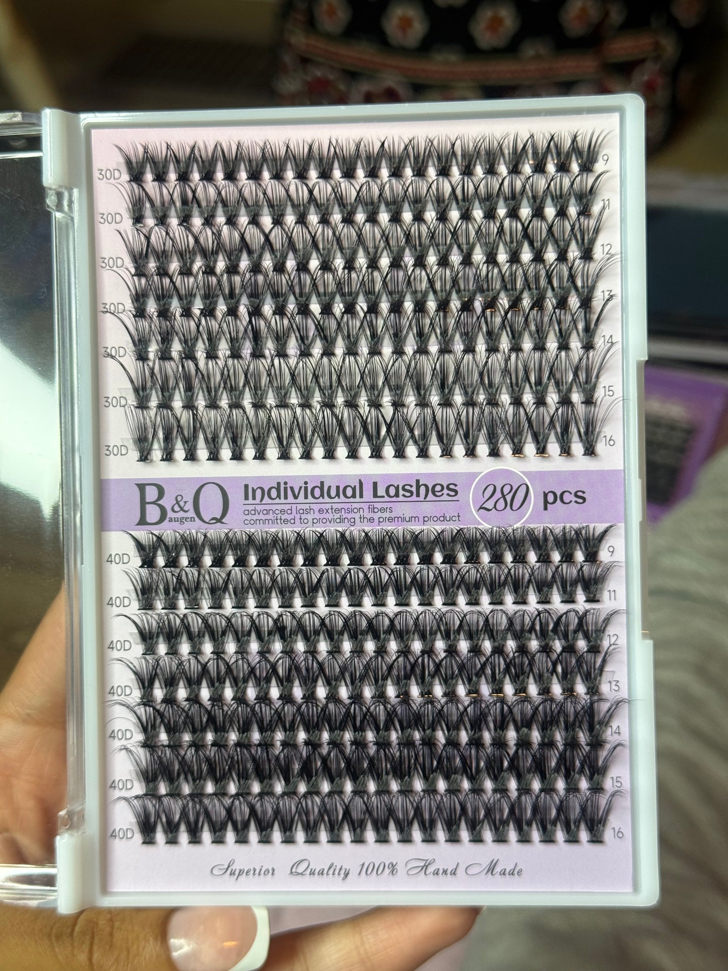 B&Q Natural Wispy Lash Clusters