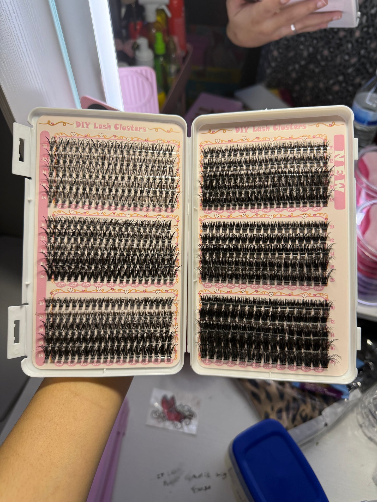 6 Different Styles 10-18MM Lash Clusters/ GRIMOIRE Brand