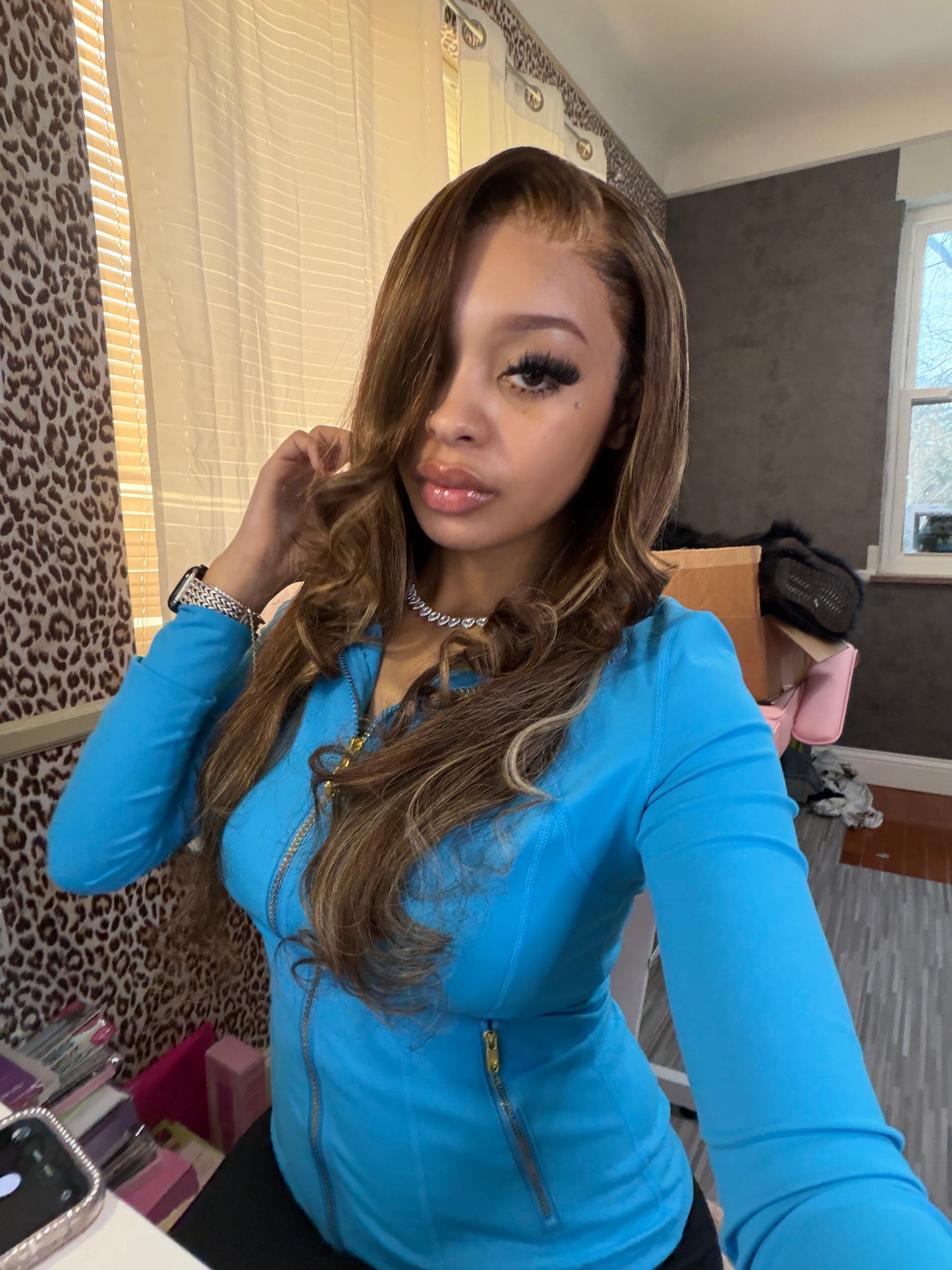 Caramel Brown 13x6 Human Hair 26 inch wig