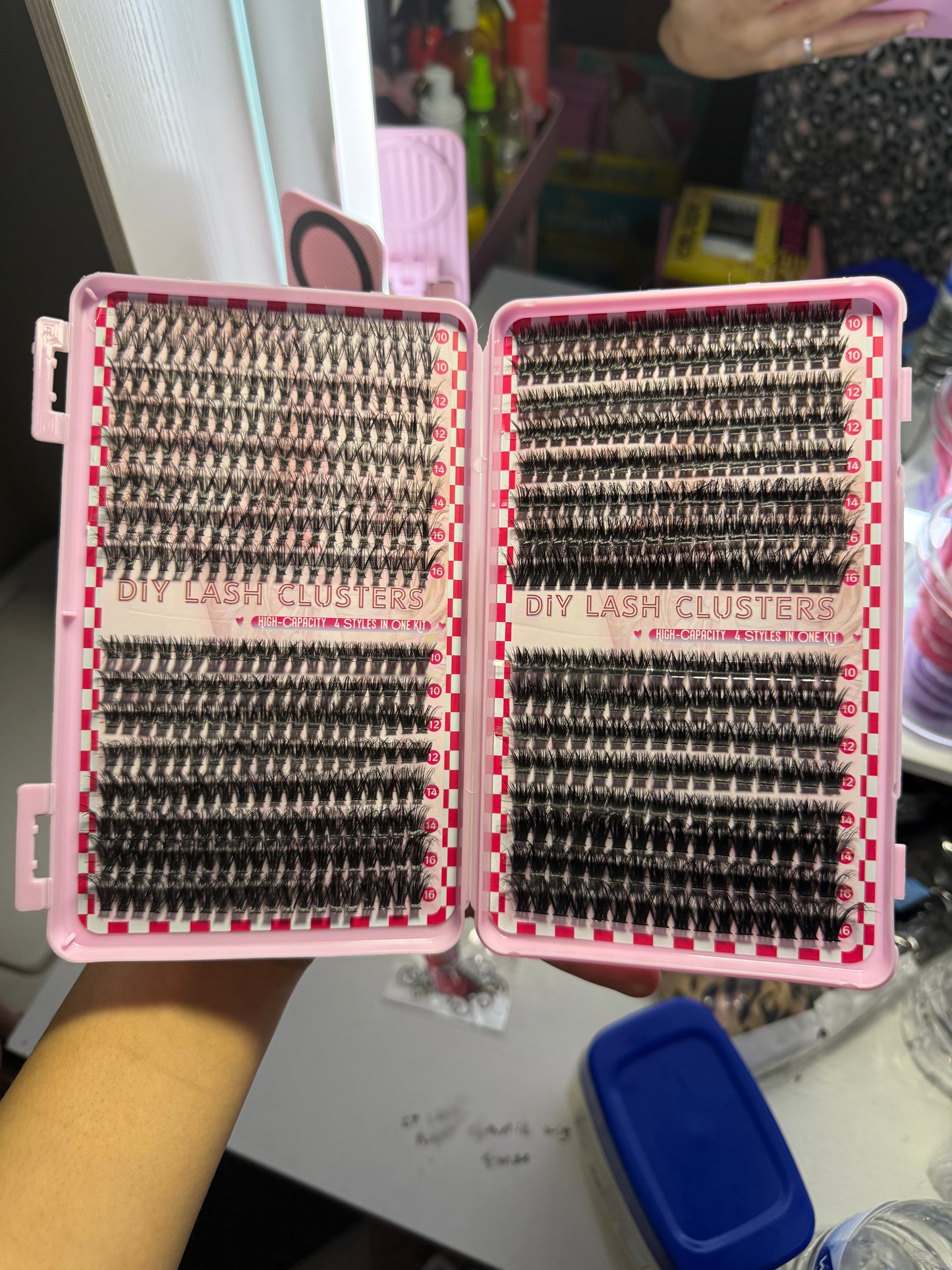 4 Different Styles 10-16MM Lash Clusters / BEST WISH Brand