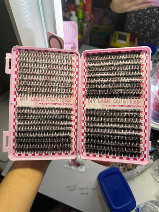 4 Different Styles 10-16MM Lash Clusters / BEST WISH Brand