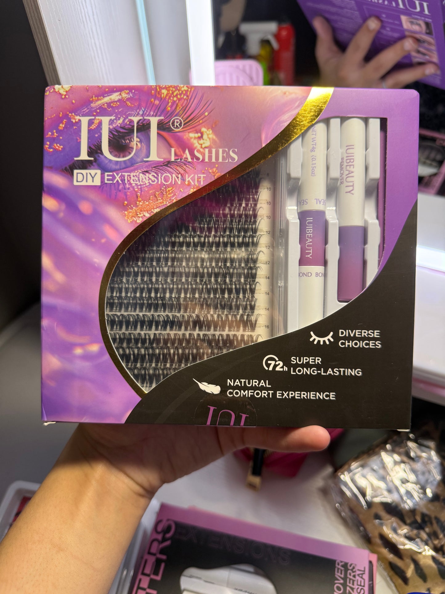 Fluffy 8-16MM Lash Clusters / IUI LASHES Brand