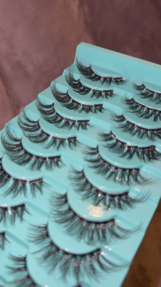 10 Pairs Of Pre Mapped Lash Clusters / AMZGIRL Brand